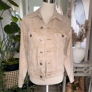 NWT DALA Women's Cream Denim Jacket - Small